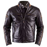 Helstons - ACE Cuir Rag Marron waterproof